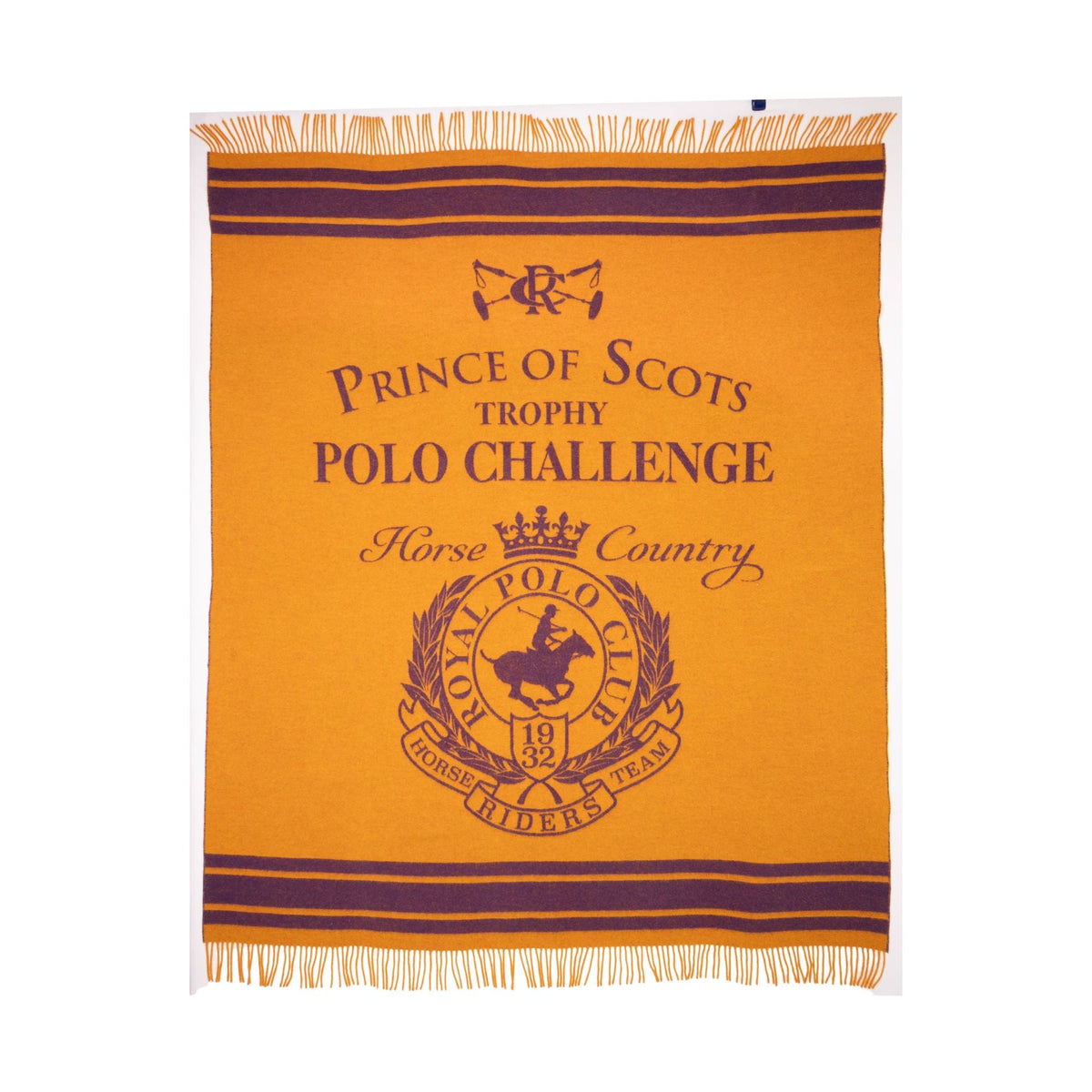 The Polo Challenge Throw – Extra-Fine Italian Merino Wool