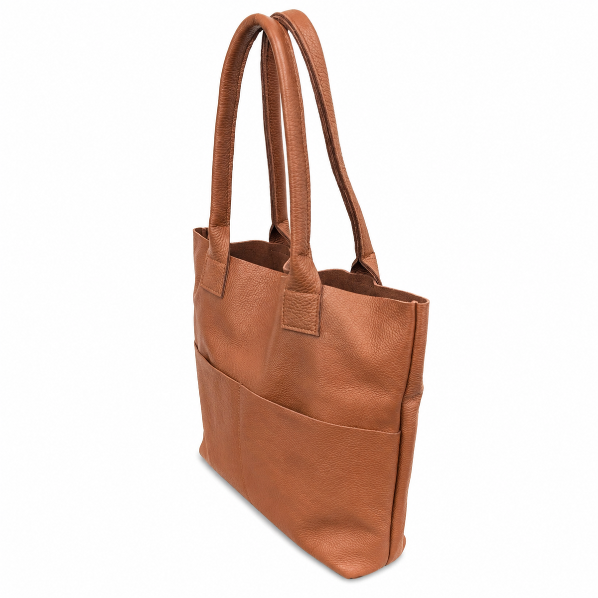 Classic Leather Tote Bag (Unstructured)