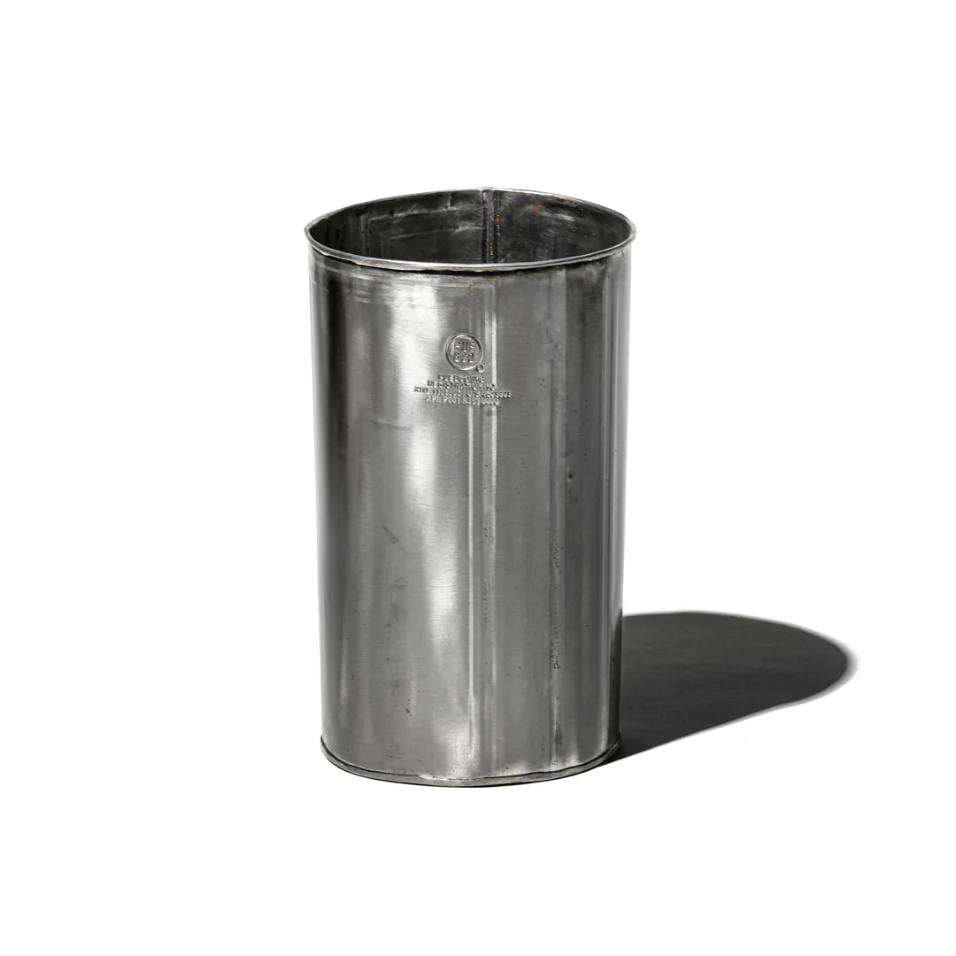 RECYCLED STEEL TRASHCAN