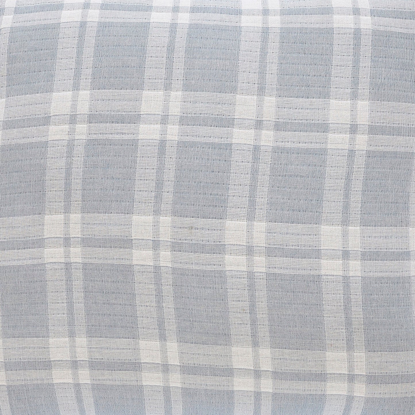 Doyle Check Cotton Blanket Deco Pillow