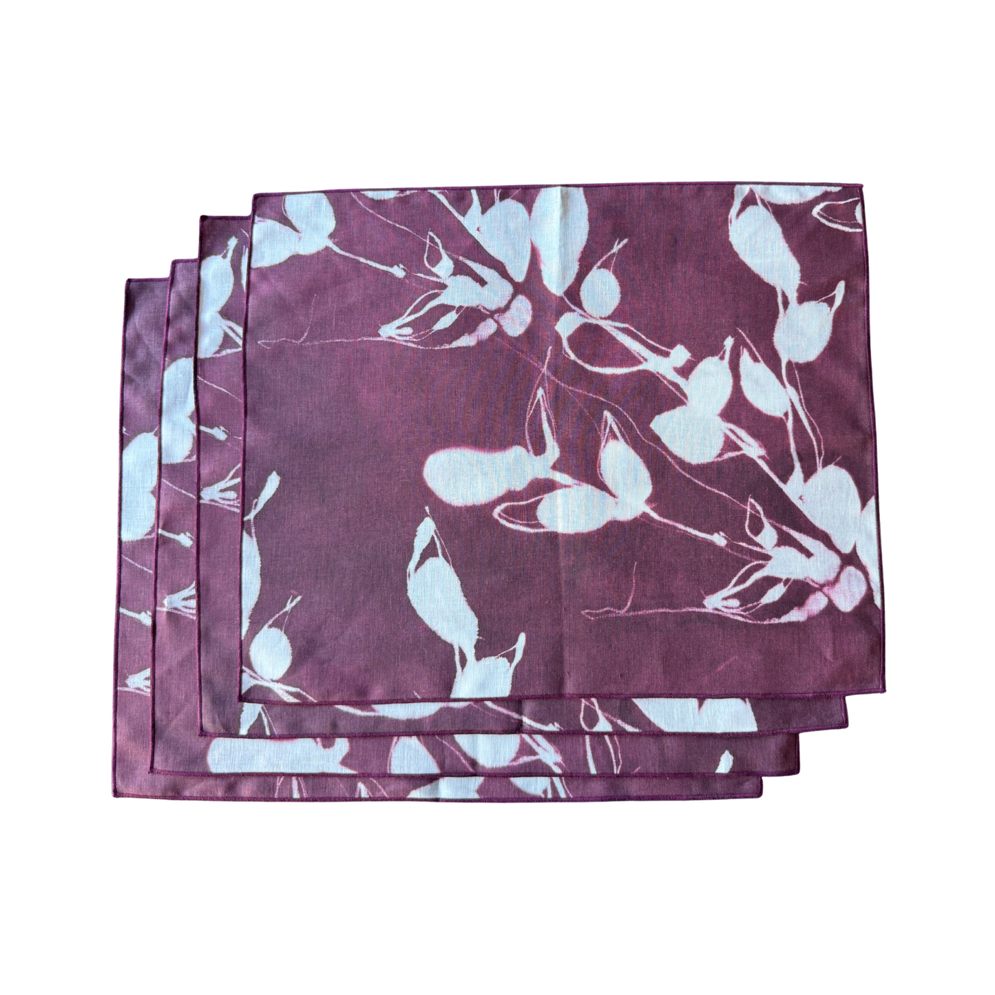 Porto Print in Aubergine Placemat