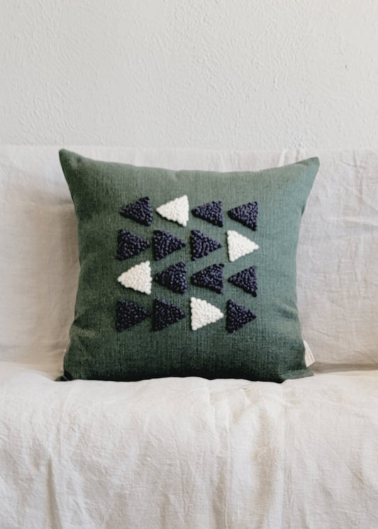 Afriscandi Harvest Green Throw Pillow