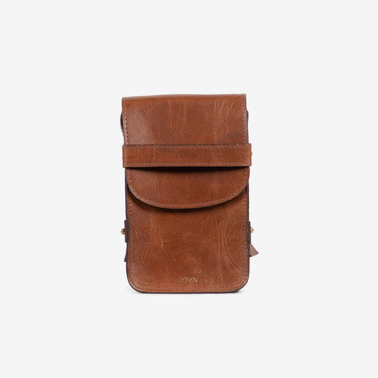 The Boxy Crossbody - Vintage Brown