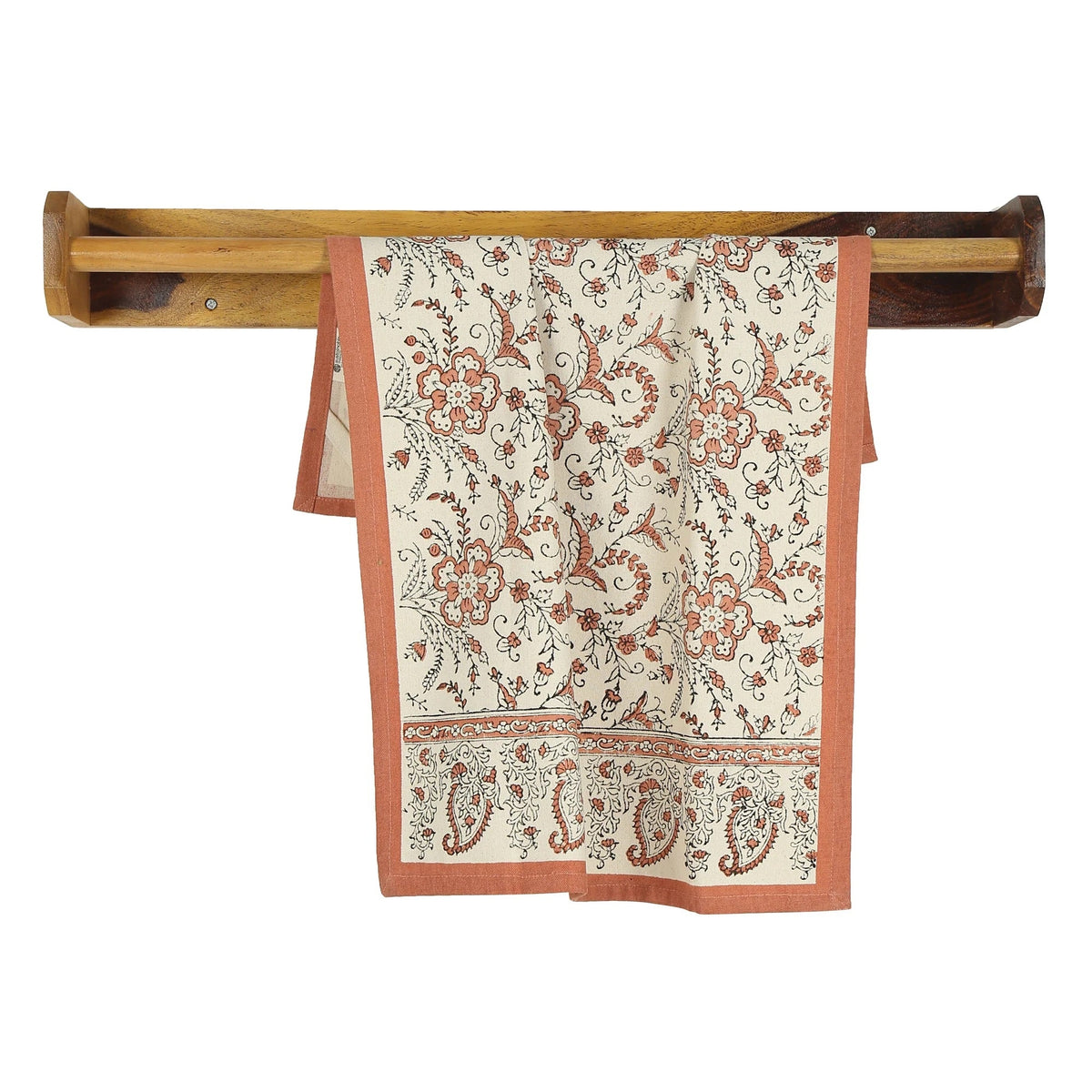 Cotton Kitchen Towel | Hand Block Printed | Ivy