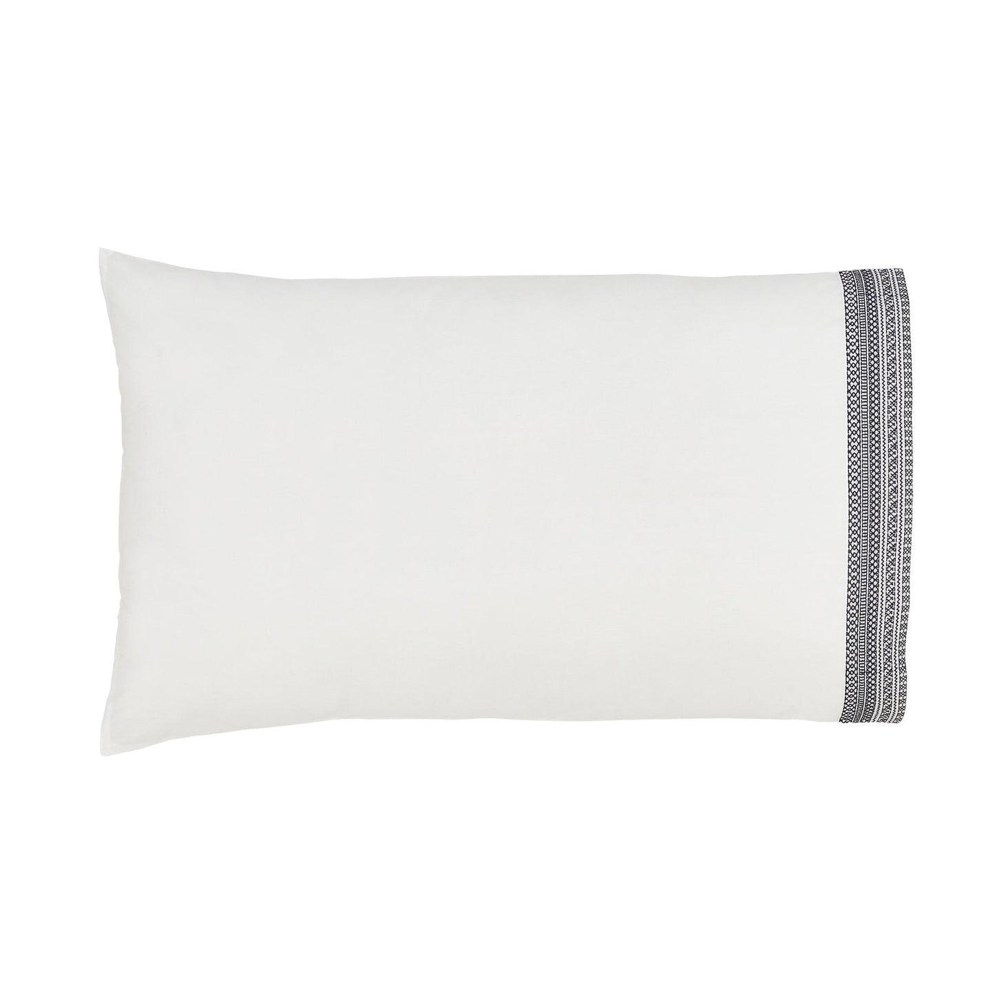 S/2 Olivia Cotton Percale Pillowcase