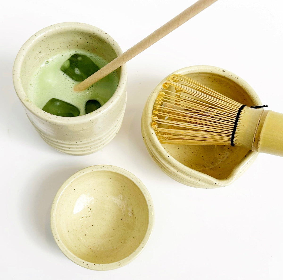 HUNNY MATCHA BOWL SET. Easter Egg (Whisk & Mini Bowl included)