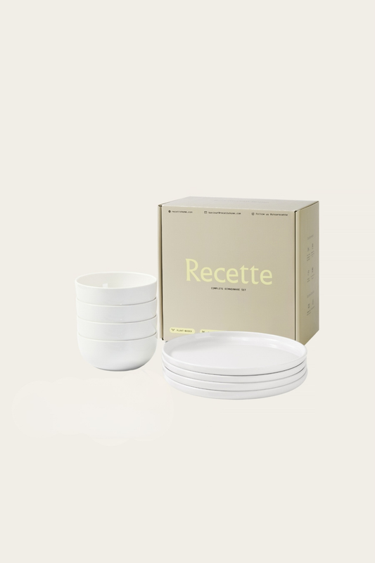 Plate and Bowl Set | Ivory