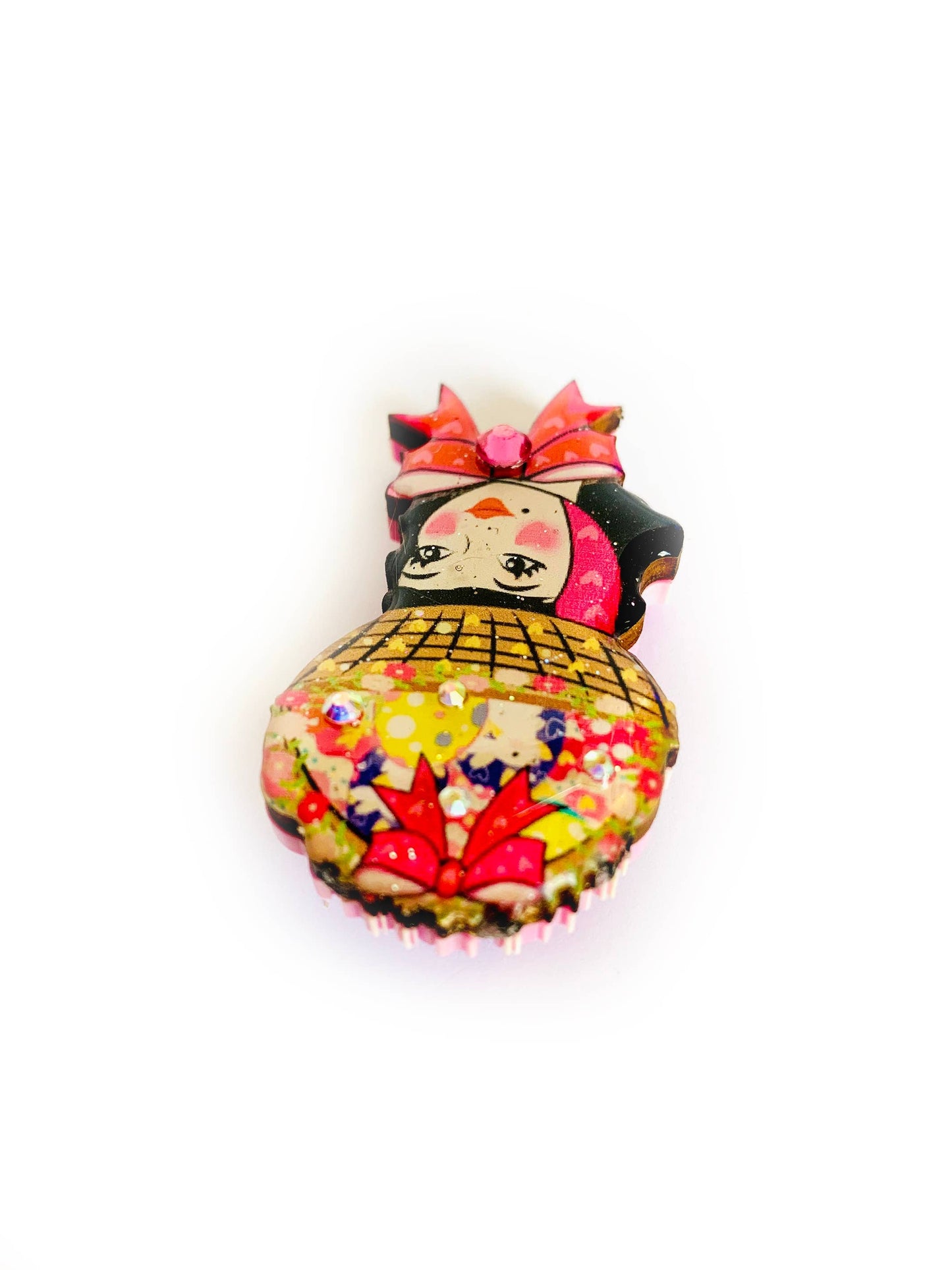 Harriet and her Easter Bonnet Brooch - Osadia Concept Store
