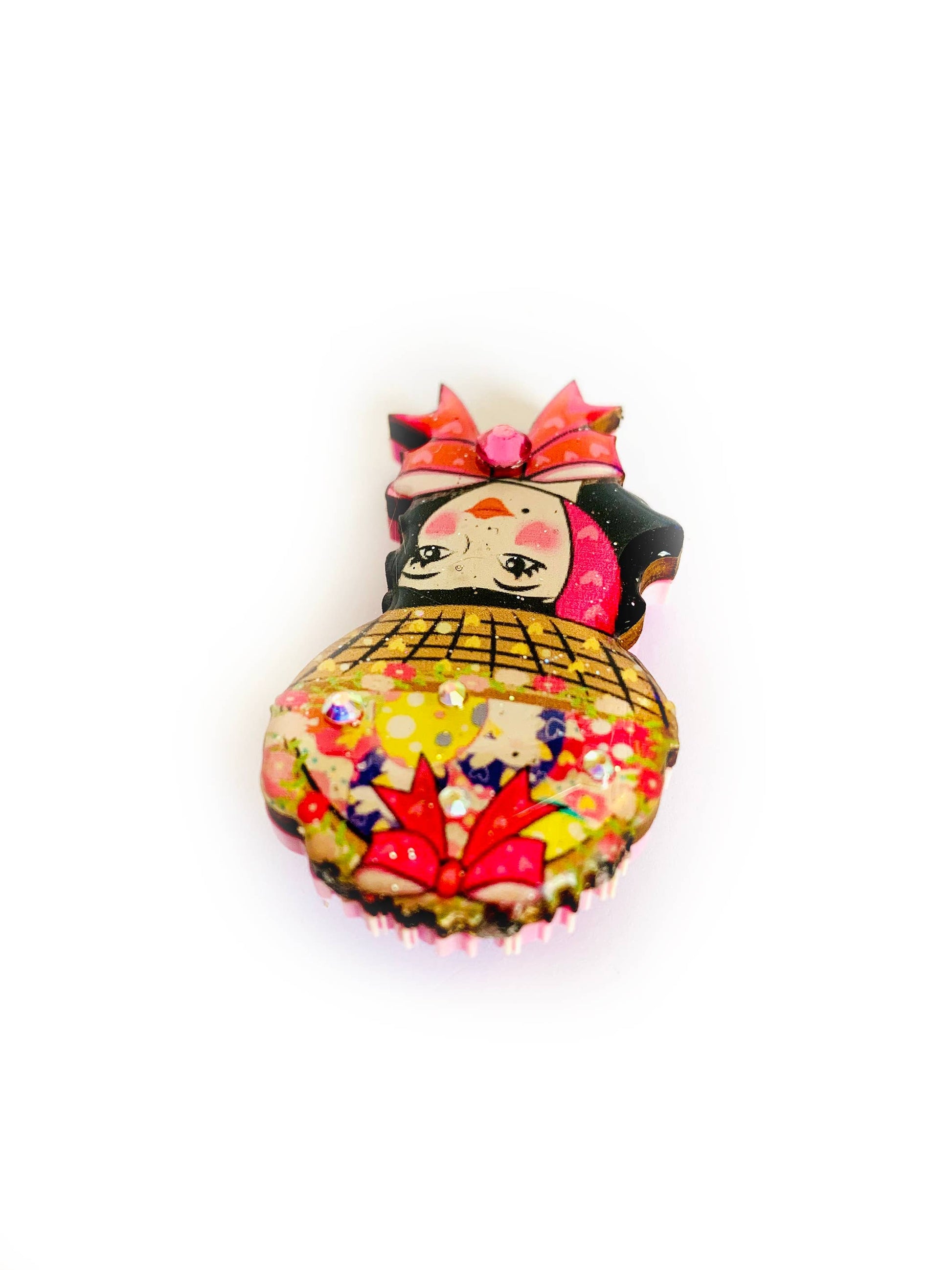 Harriet and her Easter Bonnet Brooch - Osadia Concept Store