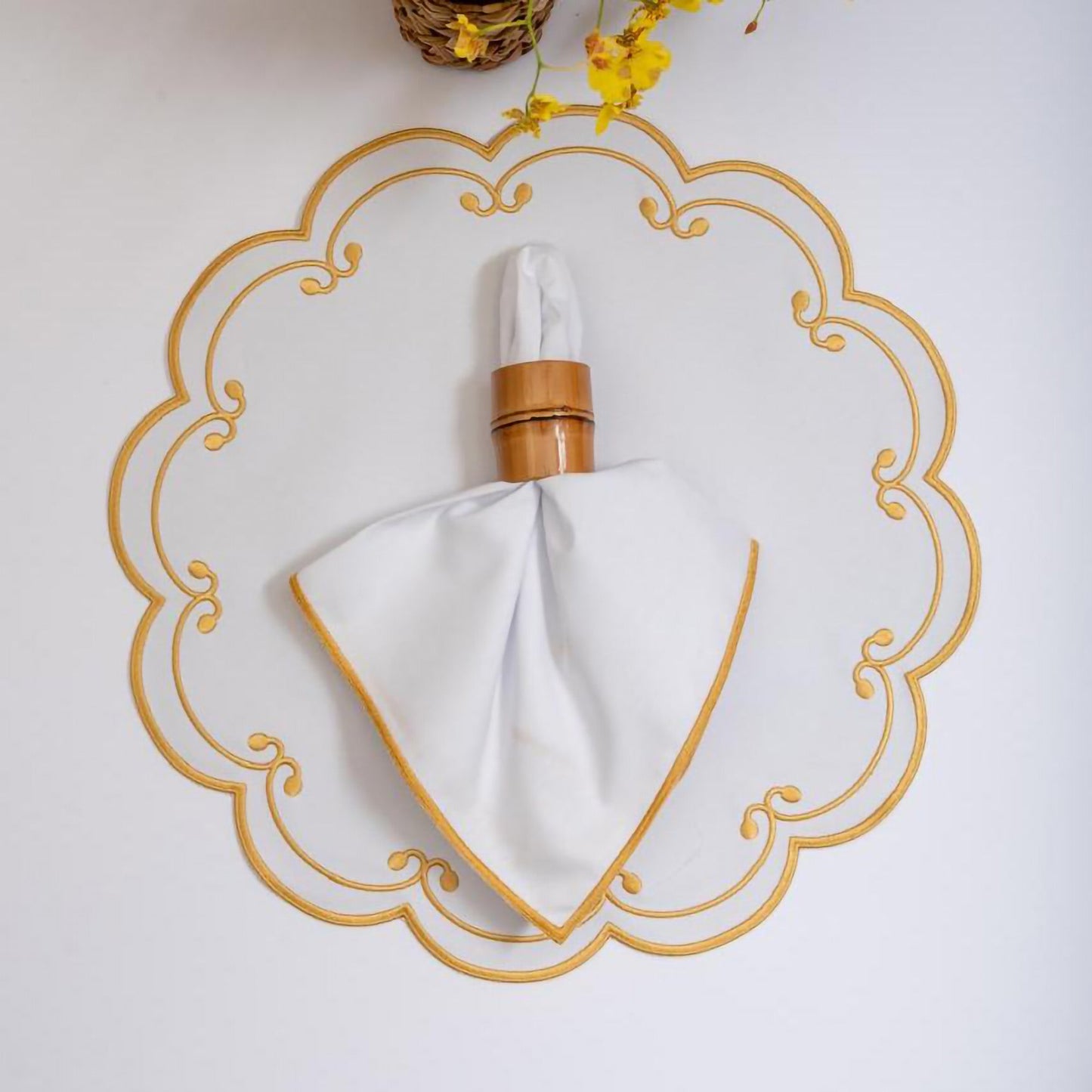 Bamboo Napkin Rings (Set of 4)