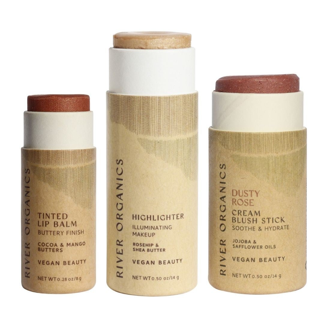 Lip + Highlighter + Blush Set