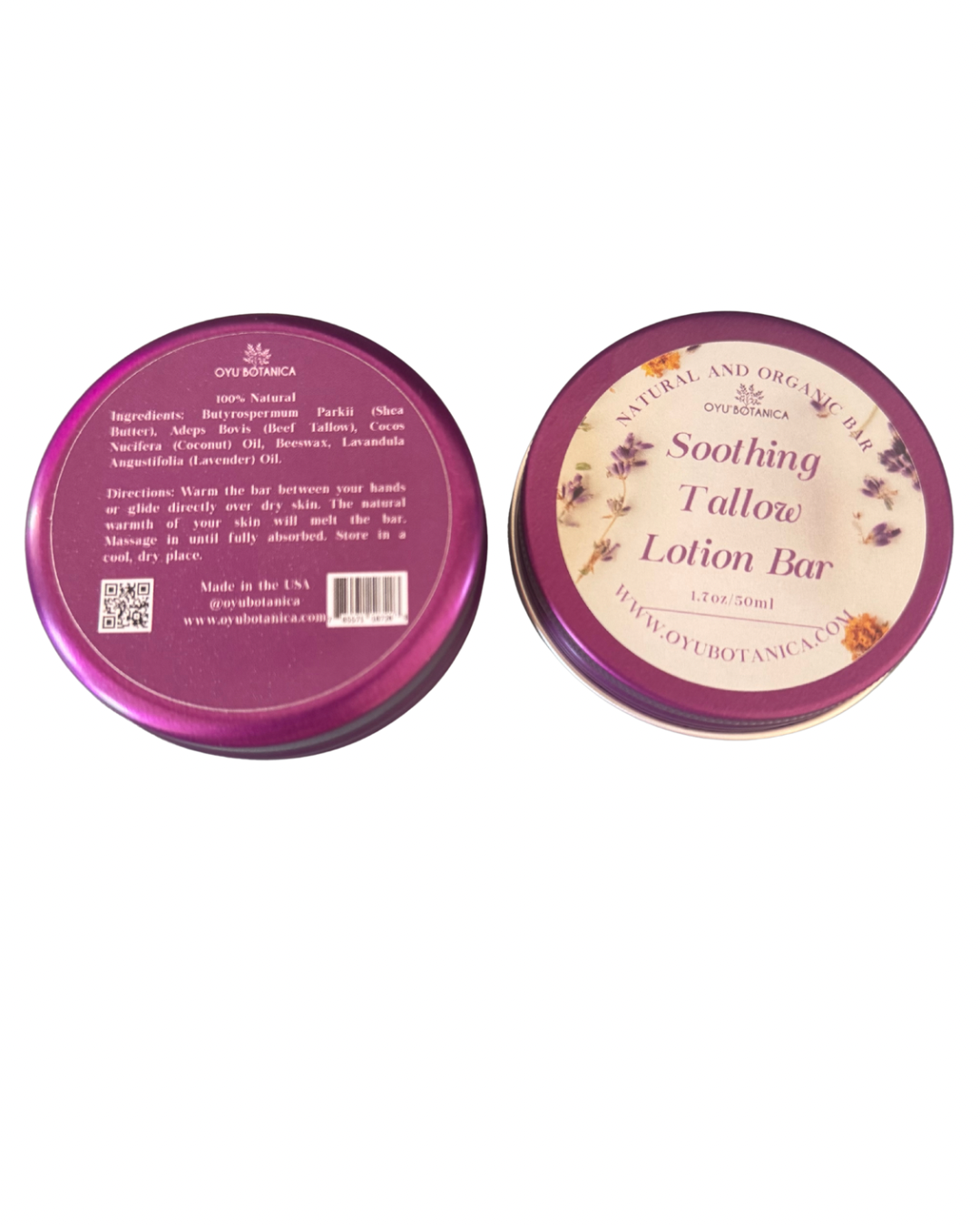 Tallow Lotion Bar (Unscented)