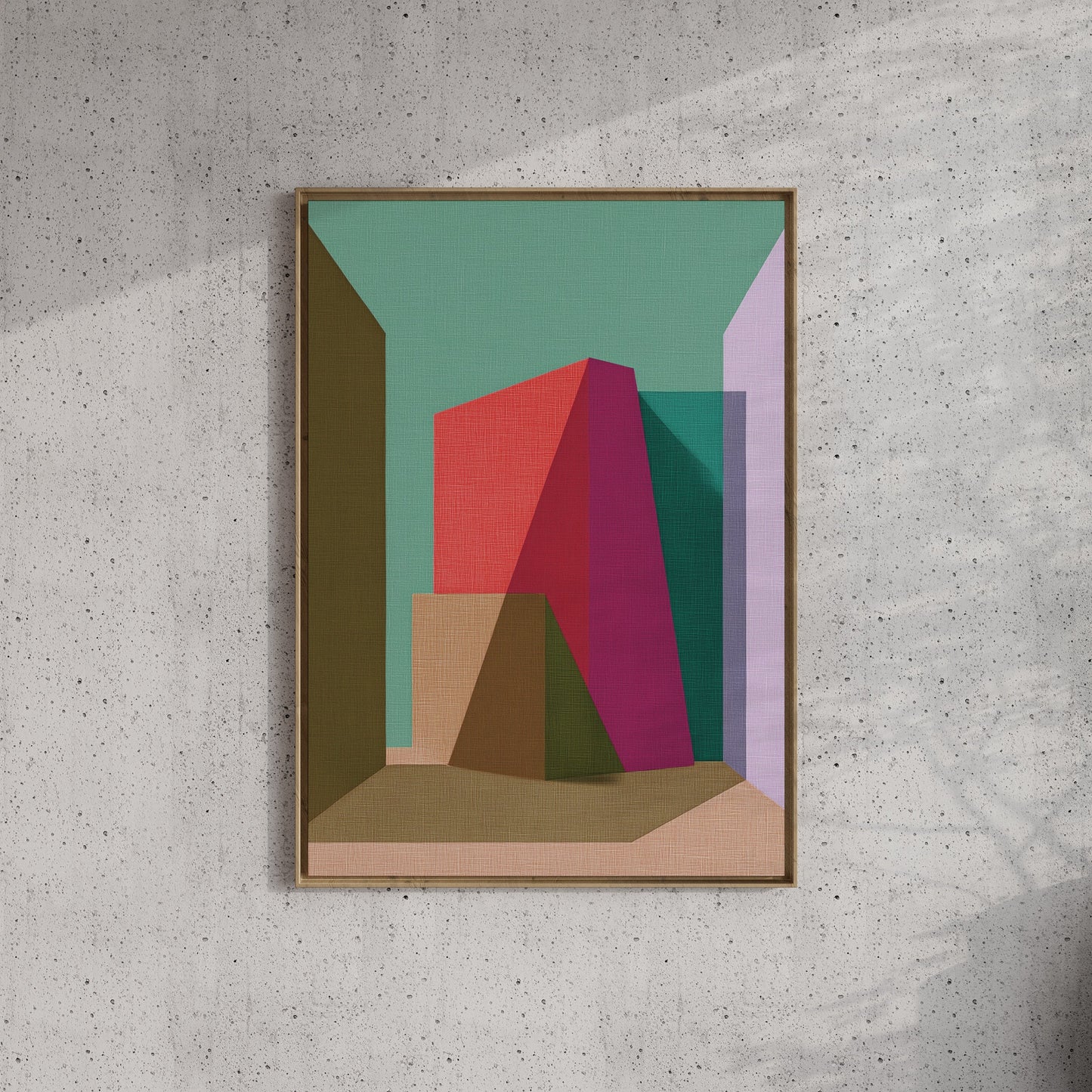 Form and Structure No. 12 — Geometric Abstract Art Print