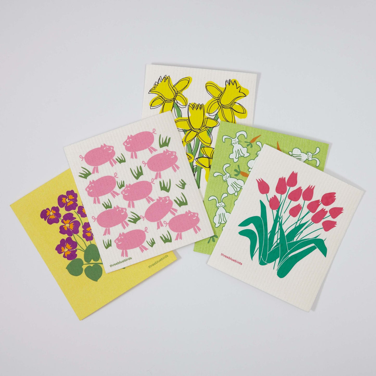 Spring Fling Bundle (5 Swedish dishcloths)