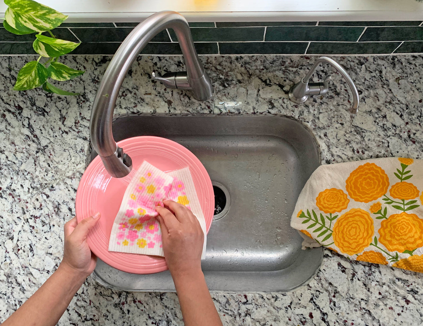 Blossoms Sponge Cloth