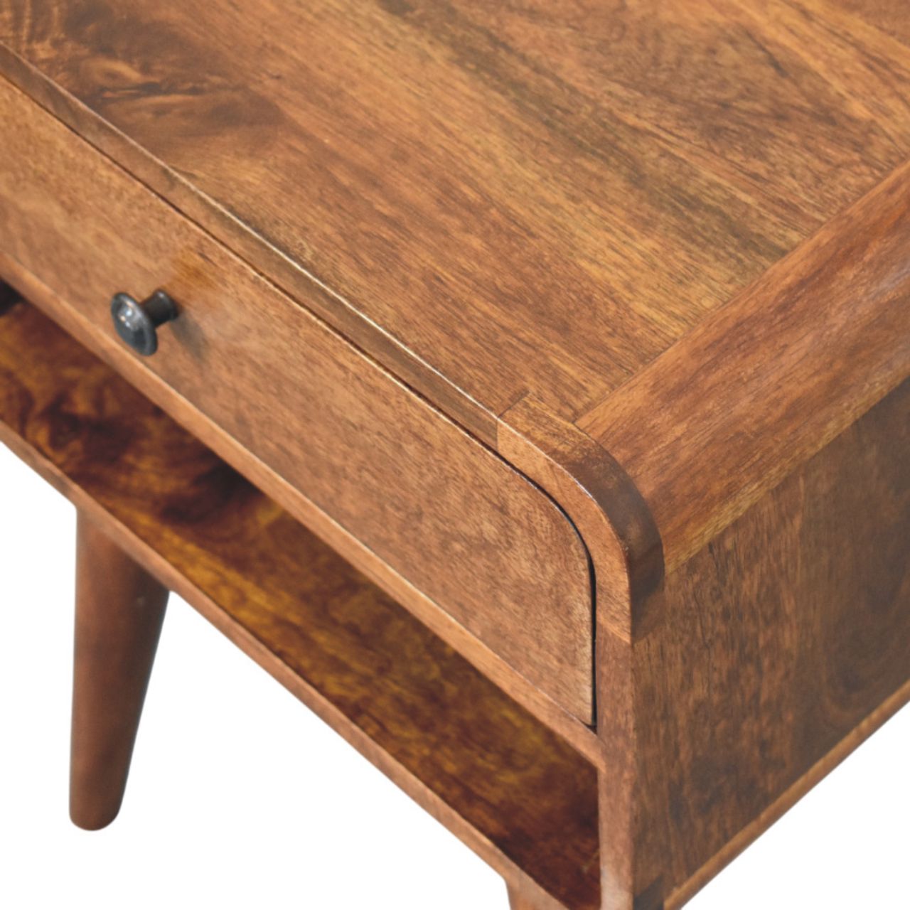 Solid Wood Avora Chestnut Nightstand