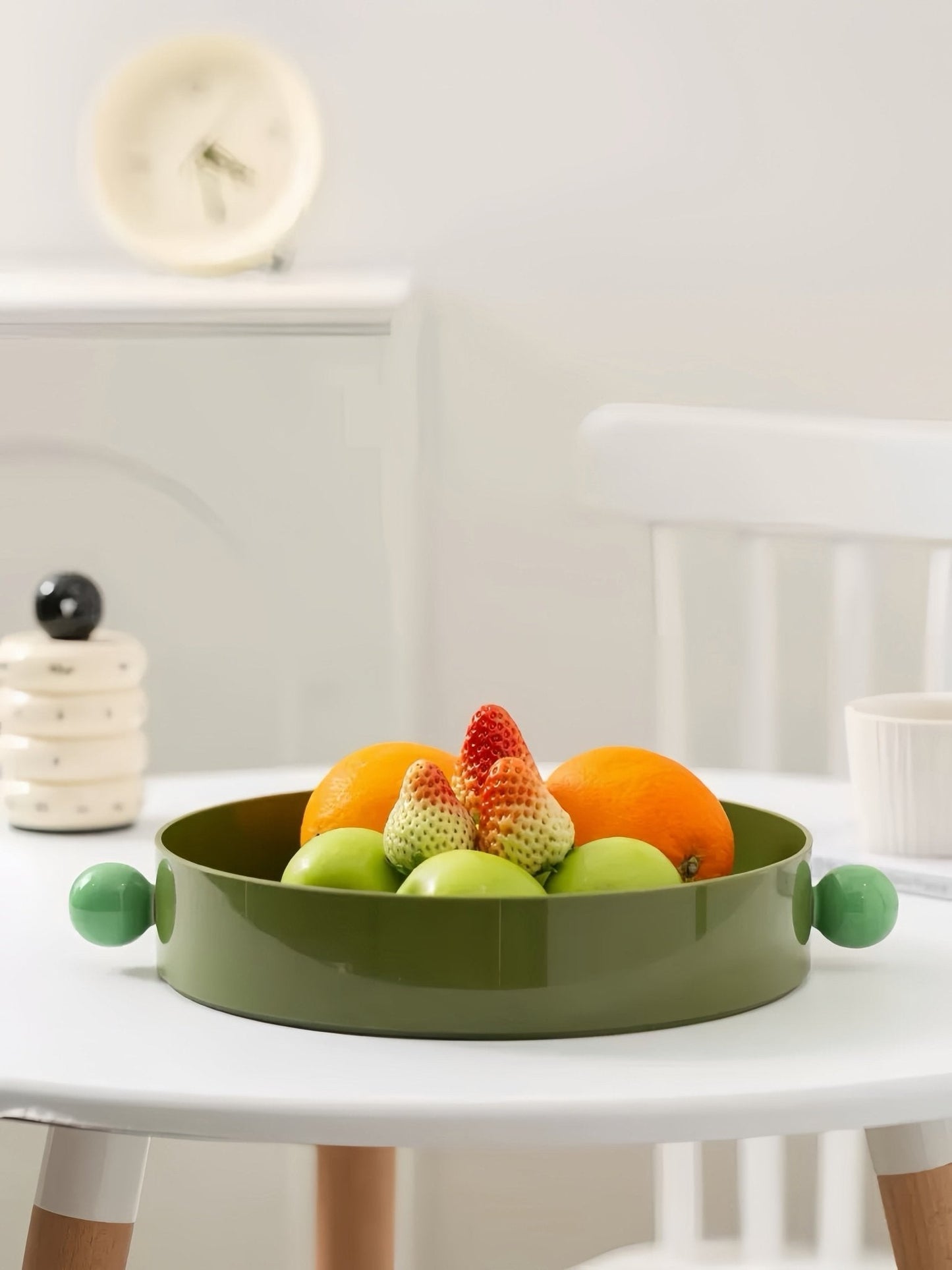 Jelly Bean Fruit Tray, Whimsical Dopamine Decorative Tray
