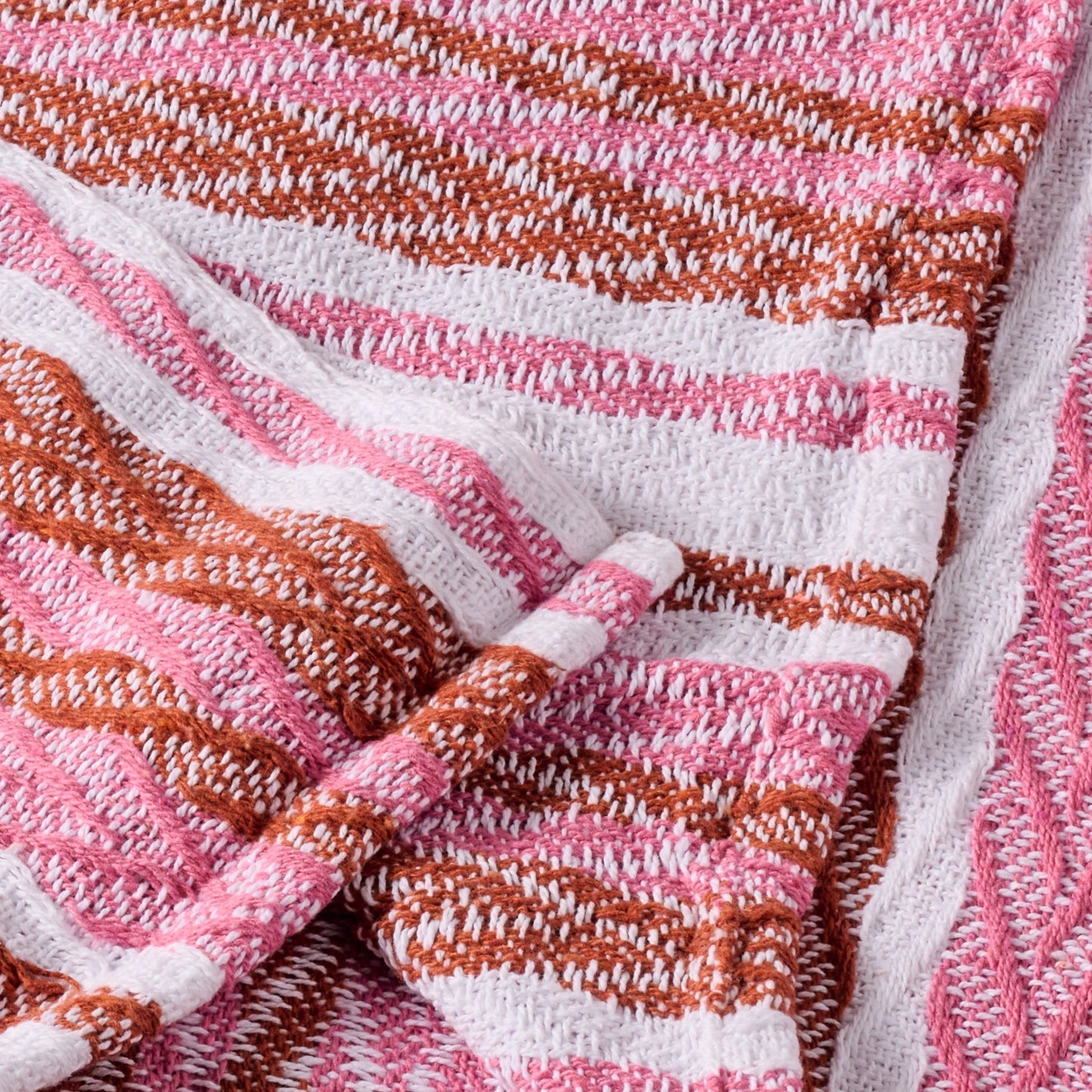 Garmee Upcycled Cotton Beach Blanket - Pink