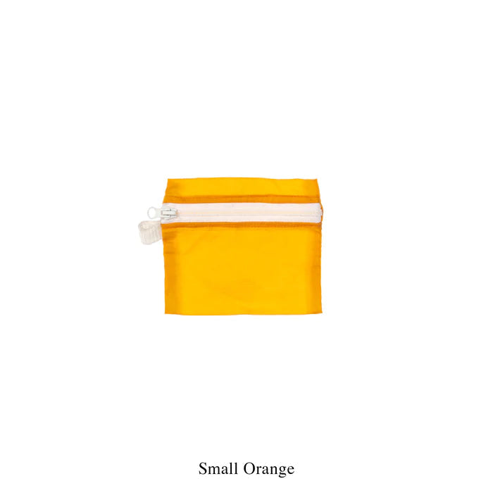 VINTAGE PARACHUTE LIGHT POUCH - SMALL - ORANGE