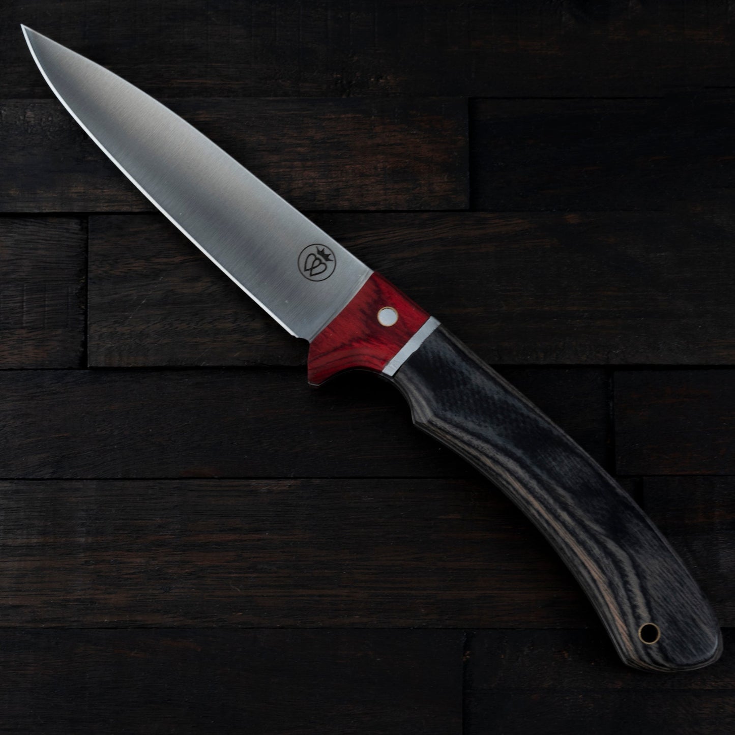 4 1/2 Inch Paring/Utility Knife | Extra-Large Handle | Premium Steel, Multipurpose Straight Edge, Spear Point