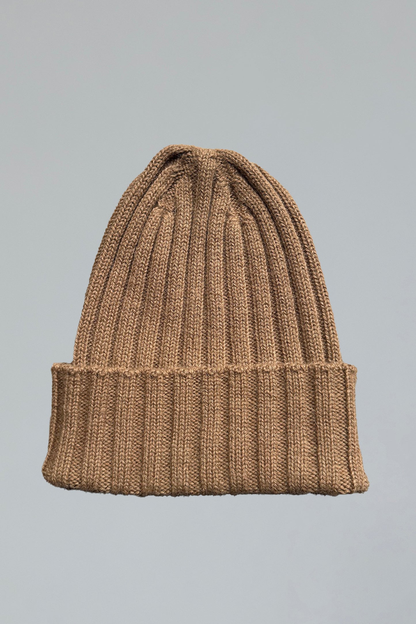 Ribbed Beanie - Camel
