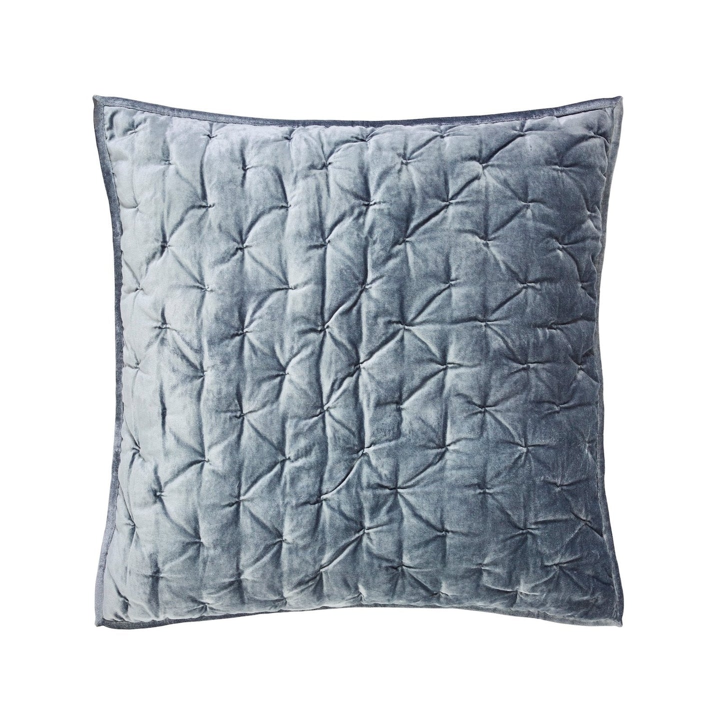 Luna Hand Pinched Velvet Quilt Sham - Clearance