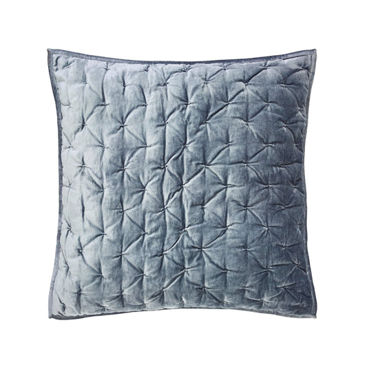 Luna Hand Pinched Velvet Quilt Sham - Clearance