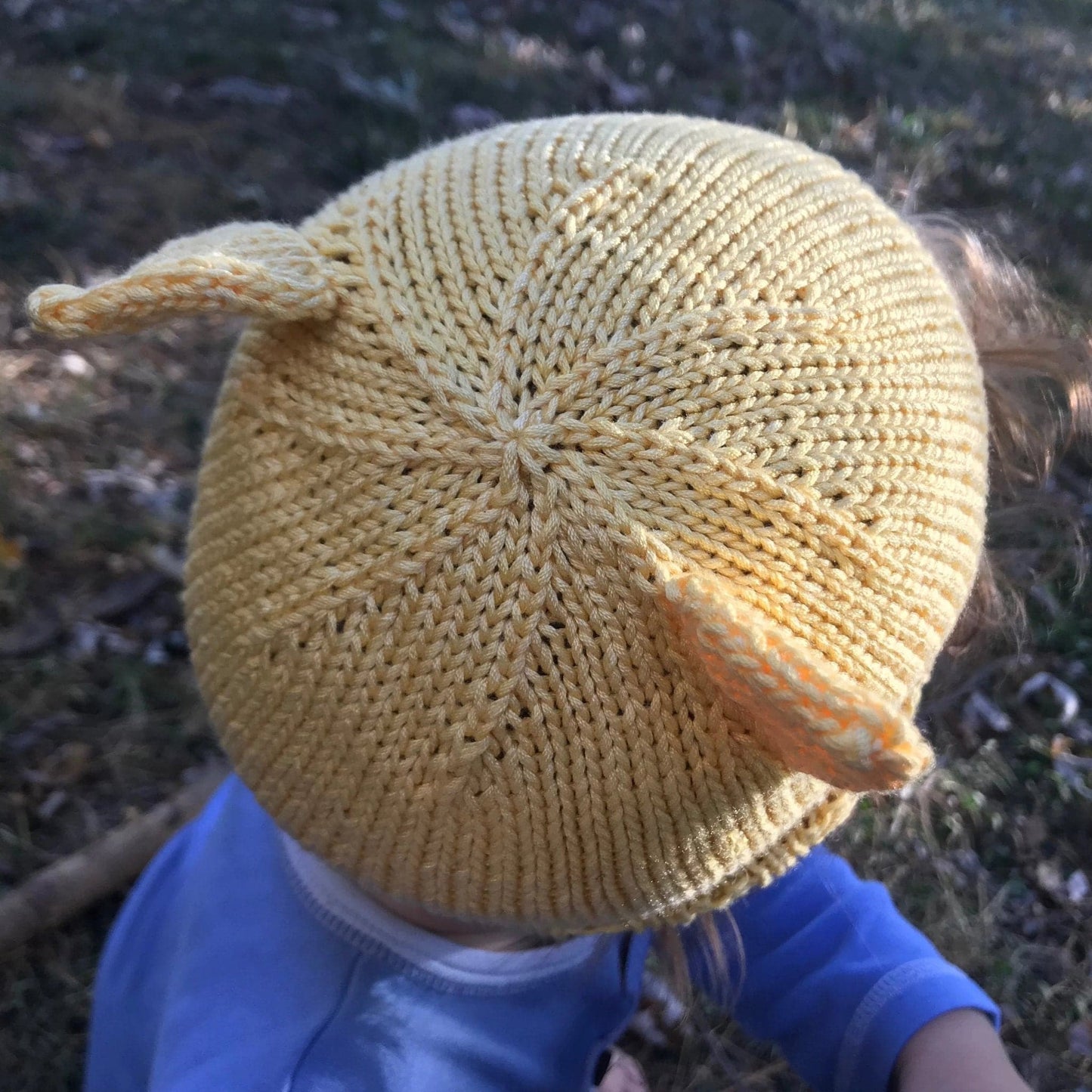 Baby Kitten Ears Knit or Crochet Beanie Kit