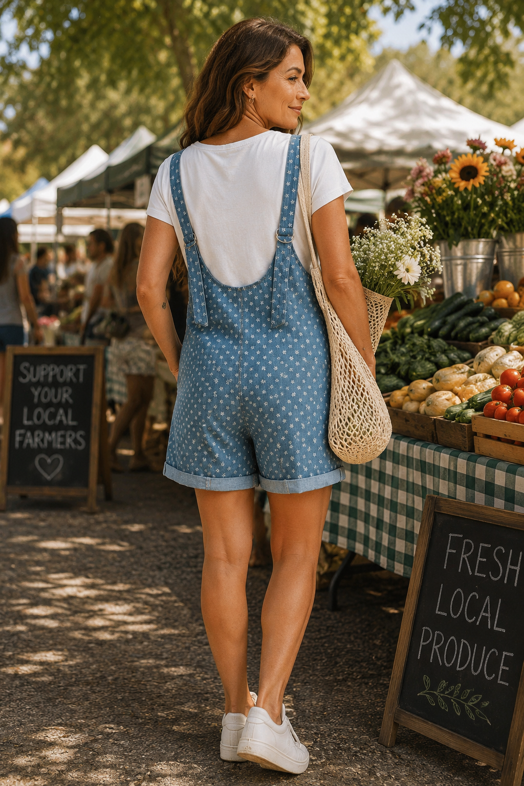 Daisy Lane Denim Romper