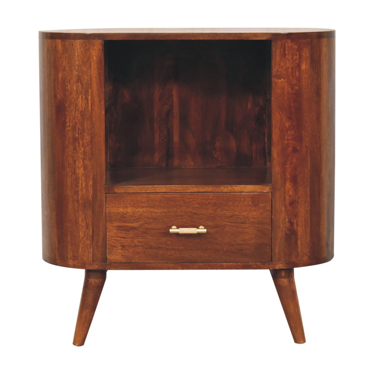 Solid Wood T-Bar Cortez Cabinet