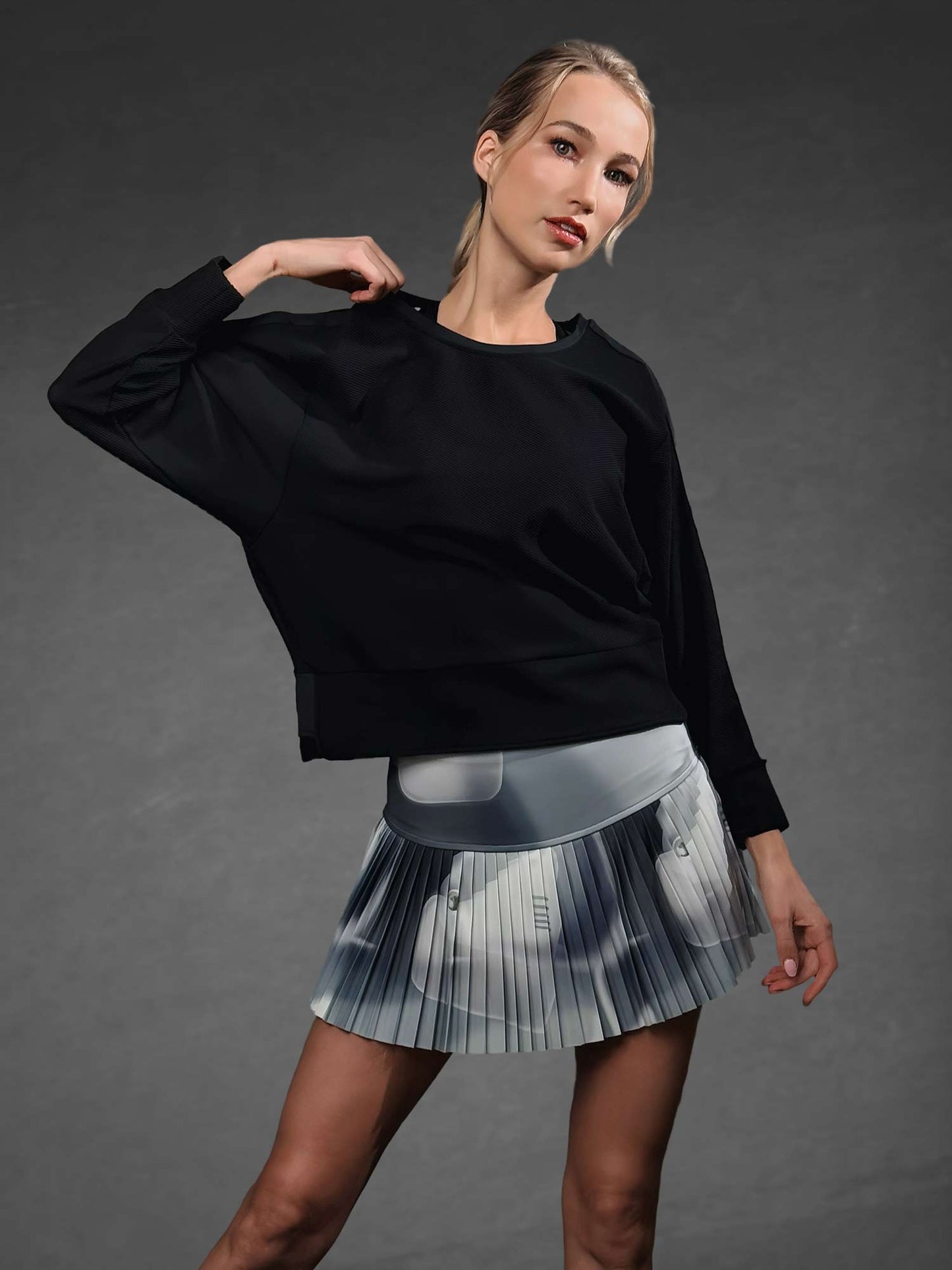 BAILA SWEATSHIRT | Technical Athletic Mesh Top