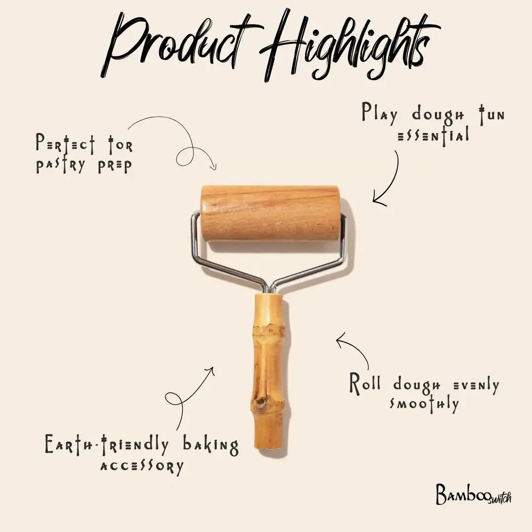 Bamboo Baking and Pizza Roller