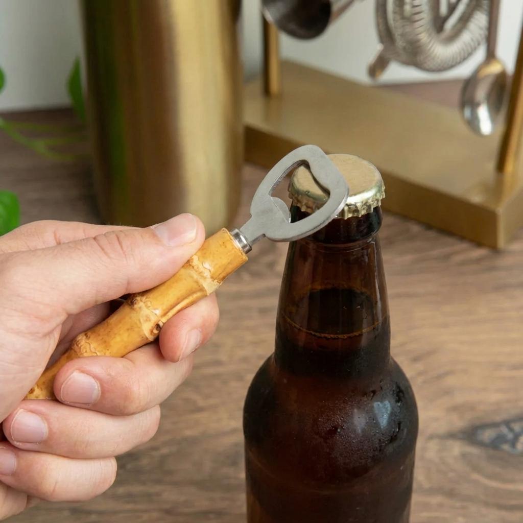 Bamboo Bottle Opener
