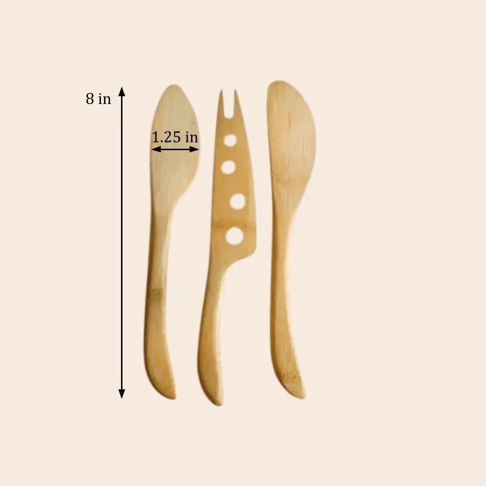 Bamboo Cheese Knife Set
