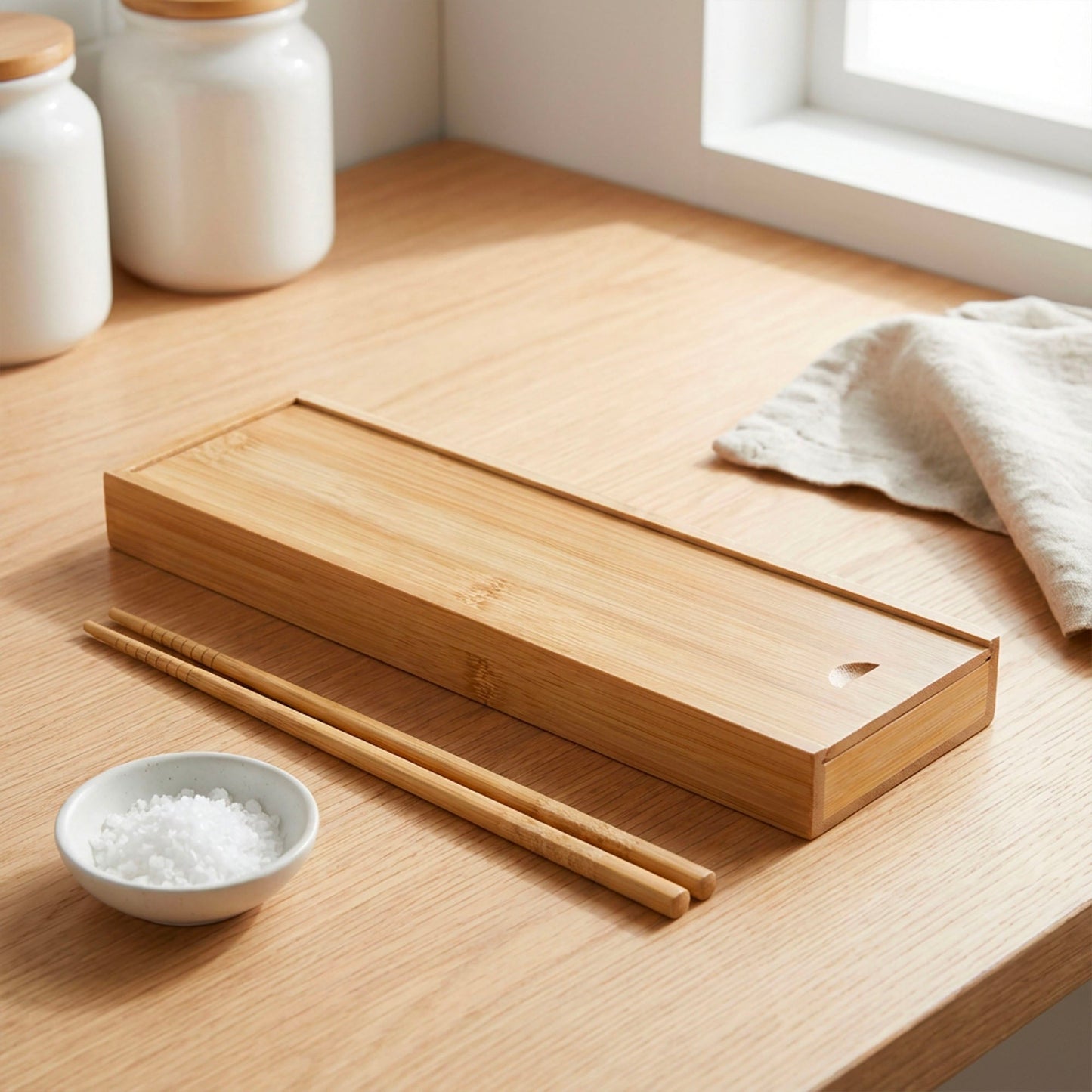 Bamboo Chopstick Box - Large