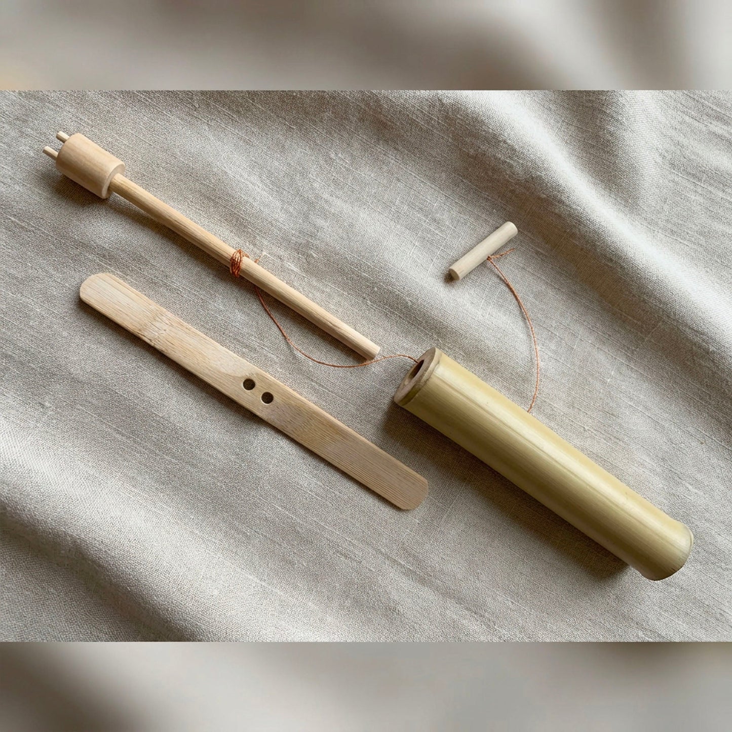 Handmade Bamboo Dragonfly Copter Toy