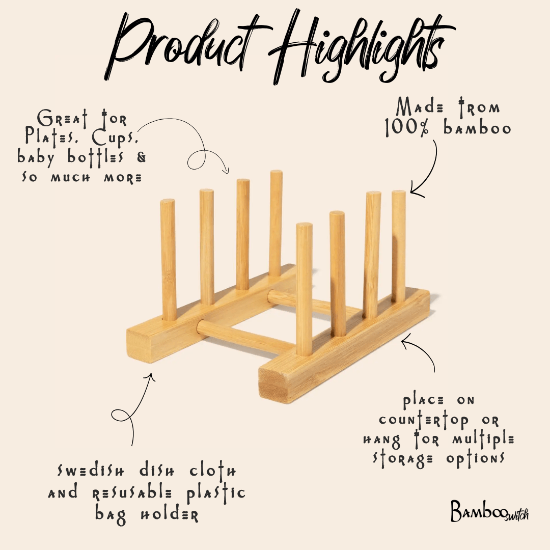 Bamboo Pegged Drying Rack
