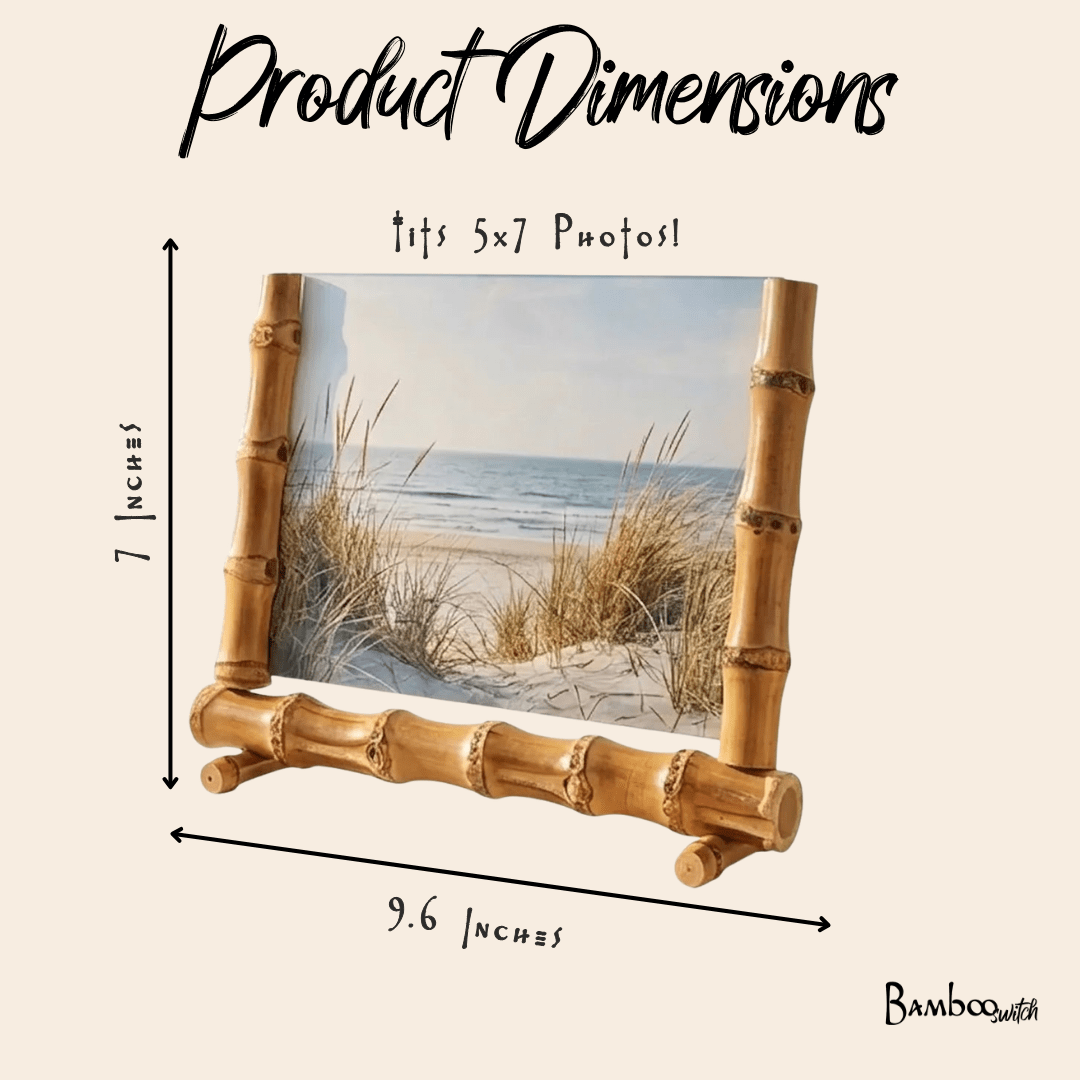 Bamboo Root Picture Frame