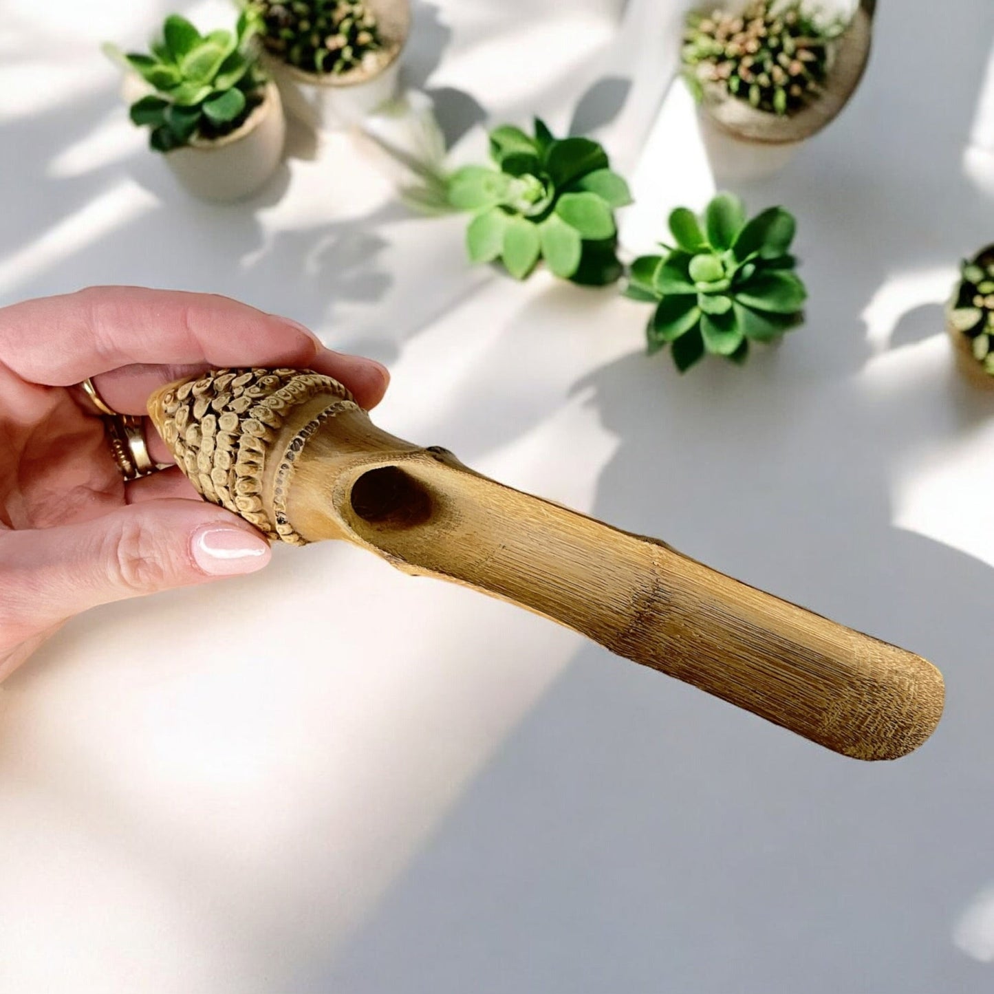 Handcrafted Bamboo Root Laundry