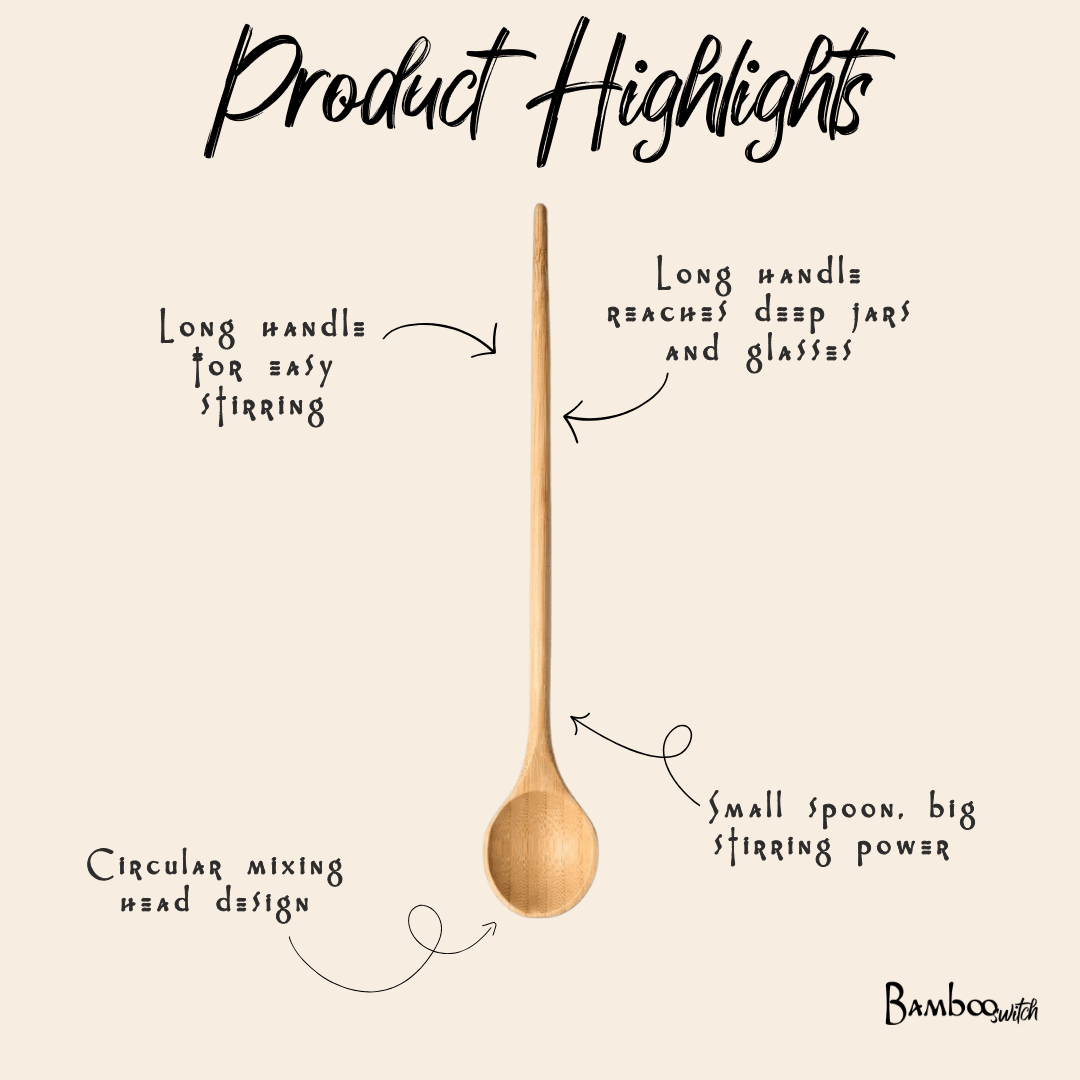 Bamboo Stir Spoon - Large
