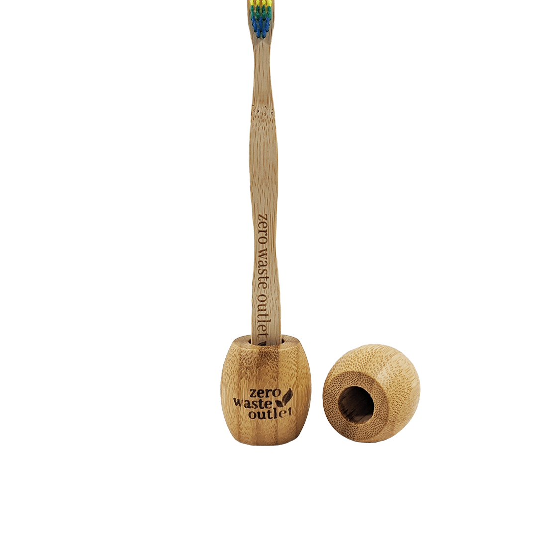 Bamboo Toothbrush Stand - single holder - Osadia Concept Store