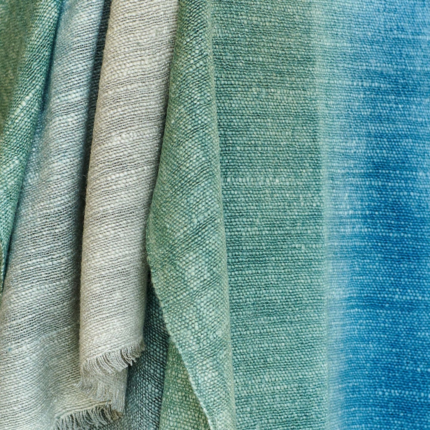 Handwoven Merino Throw Blanket in Serene Shades