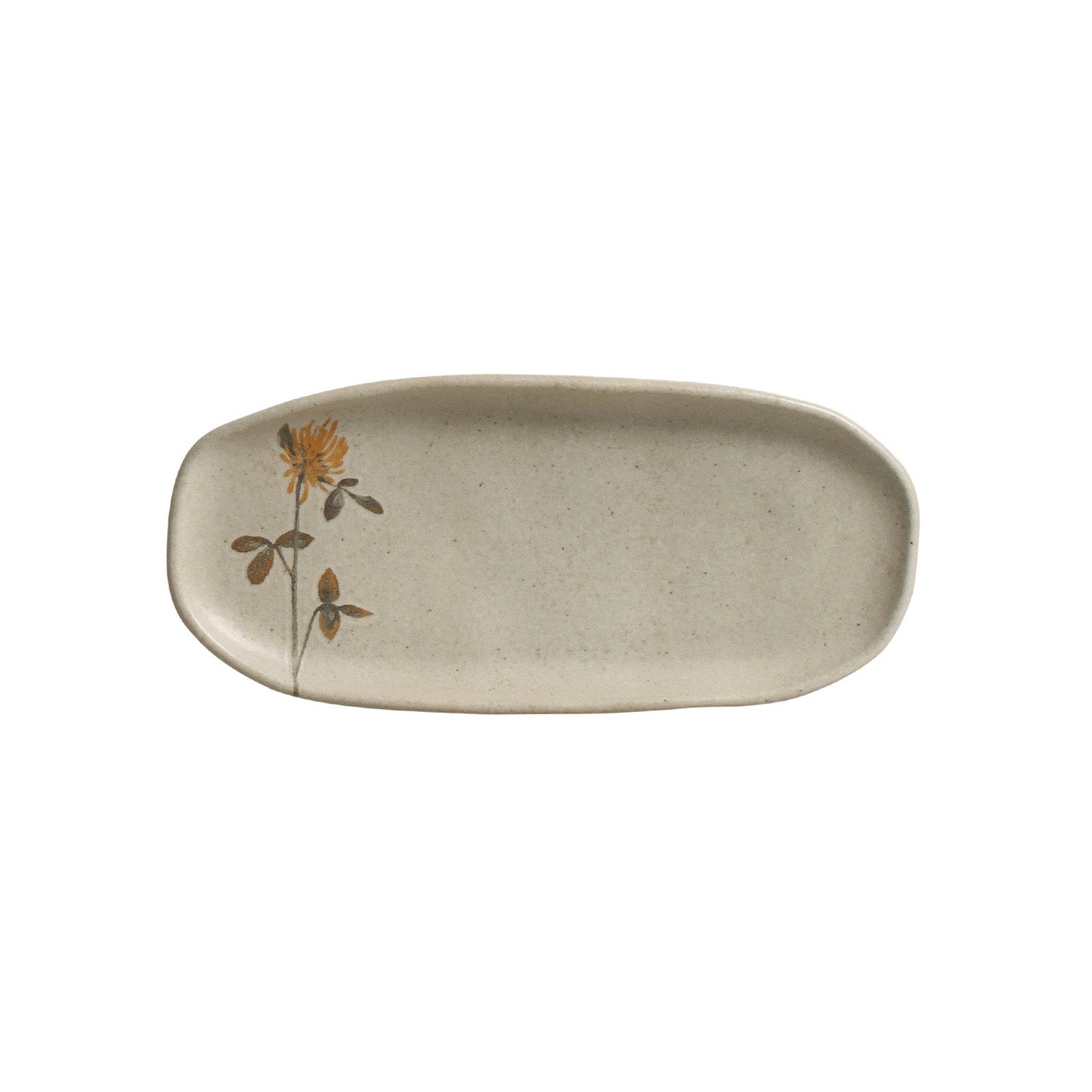Shallow Organic Oval Platter Small Set of 4
