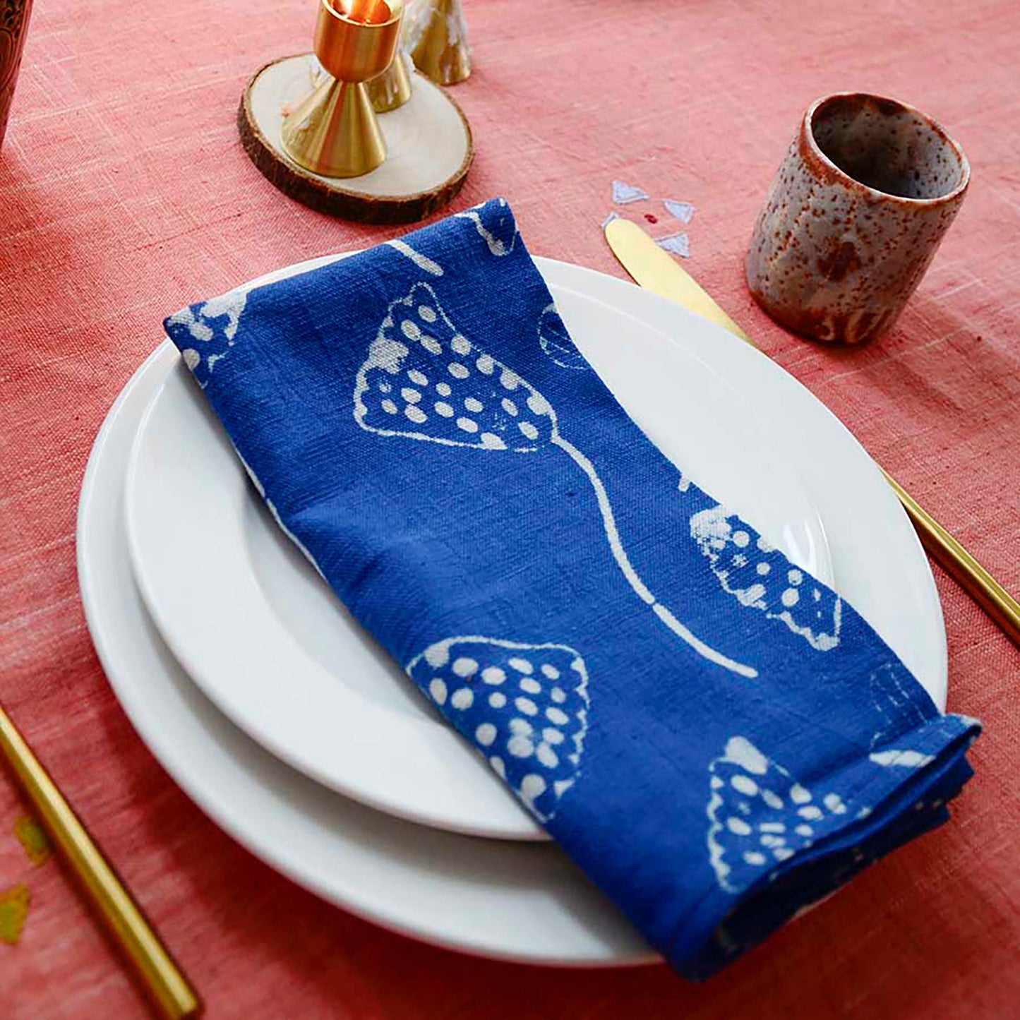 Sustainably Made Table Napkins (Set of 4) - Lana
