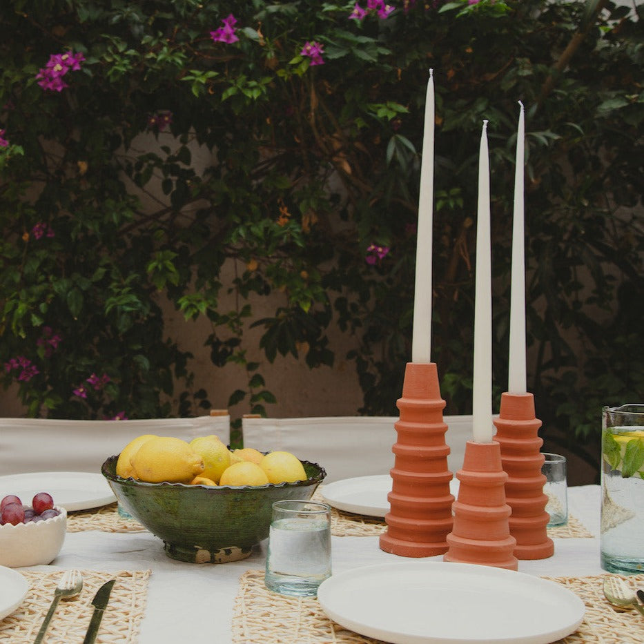 Kasbah Candle Holder + Bud Vase