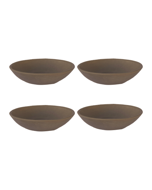 Earth Oval Pasta Bowl - Set of 4