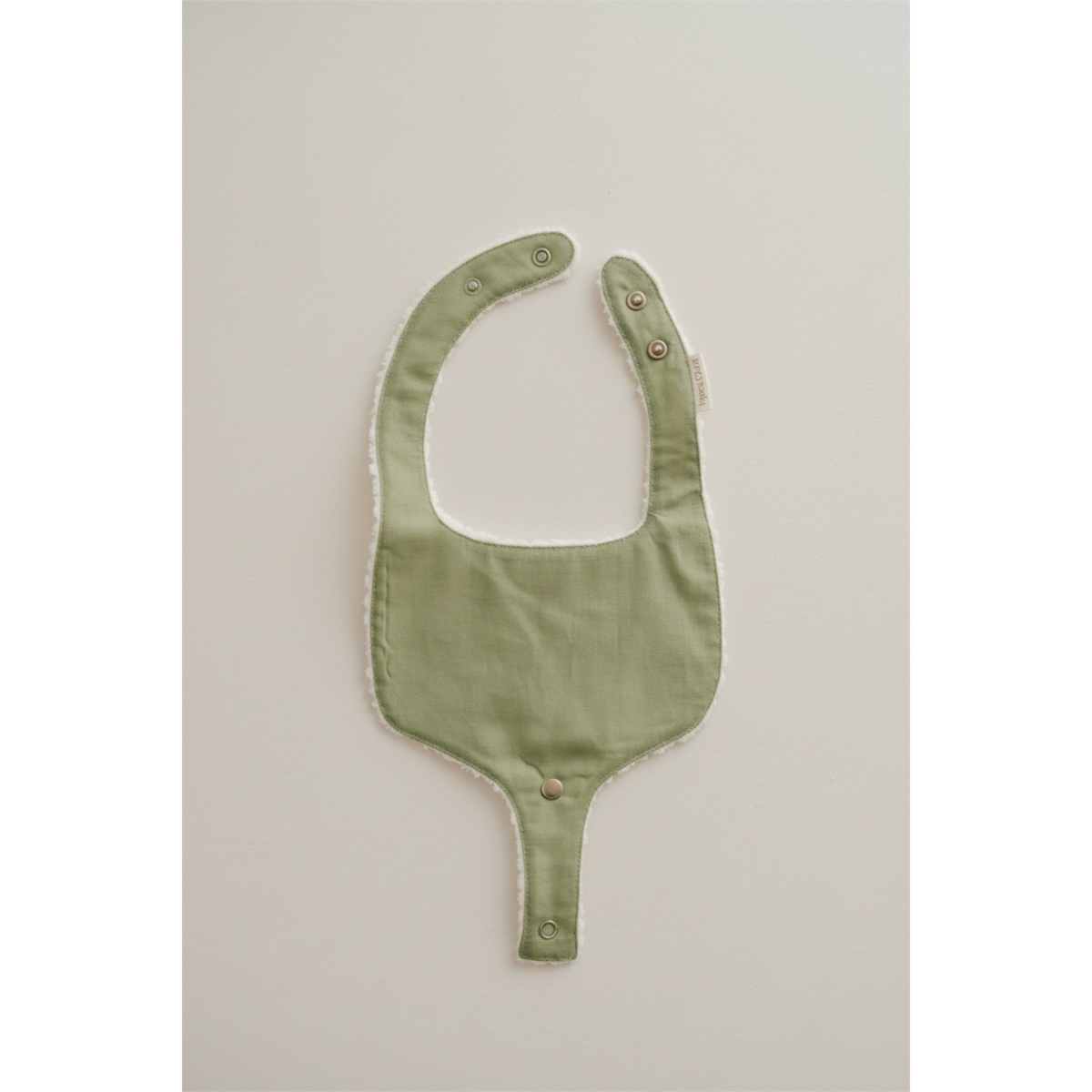 Soothe & Snap Pacifier Bib- Olive Grove