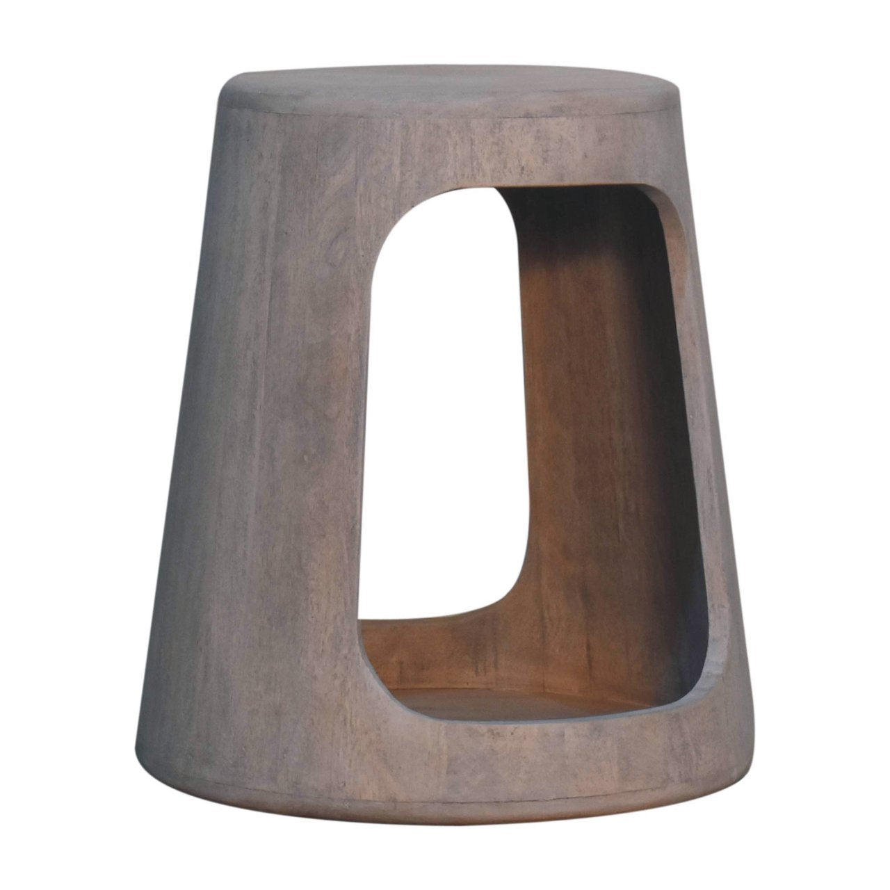 Solid Wood Acid Wash Side Table