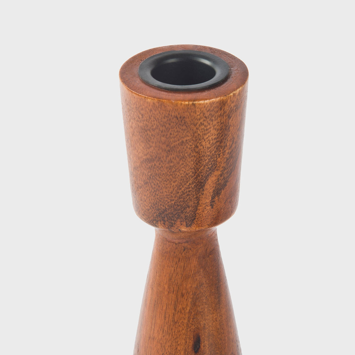 Hearth Mango Wood Taper Candlestick Holder