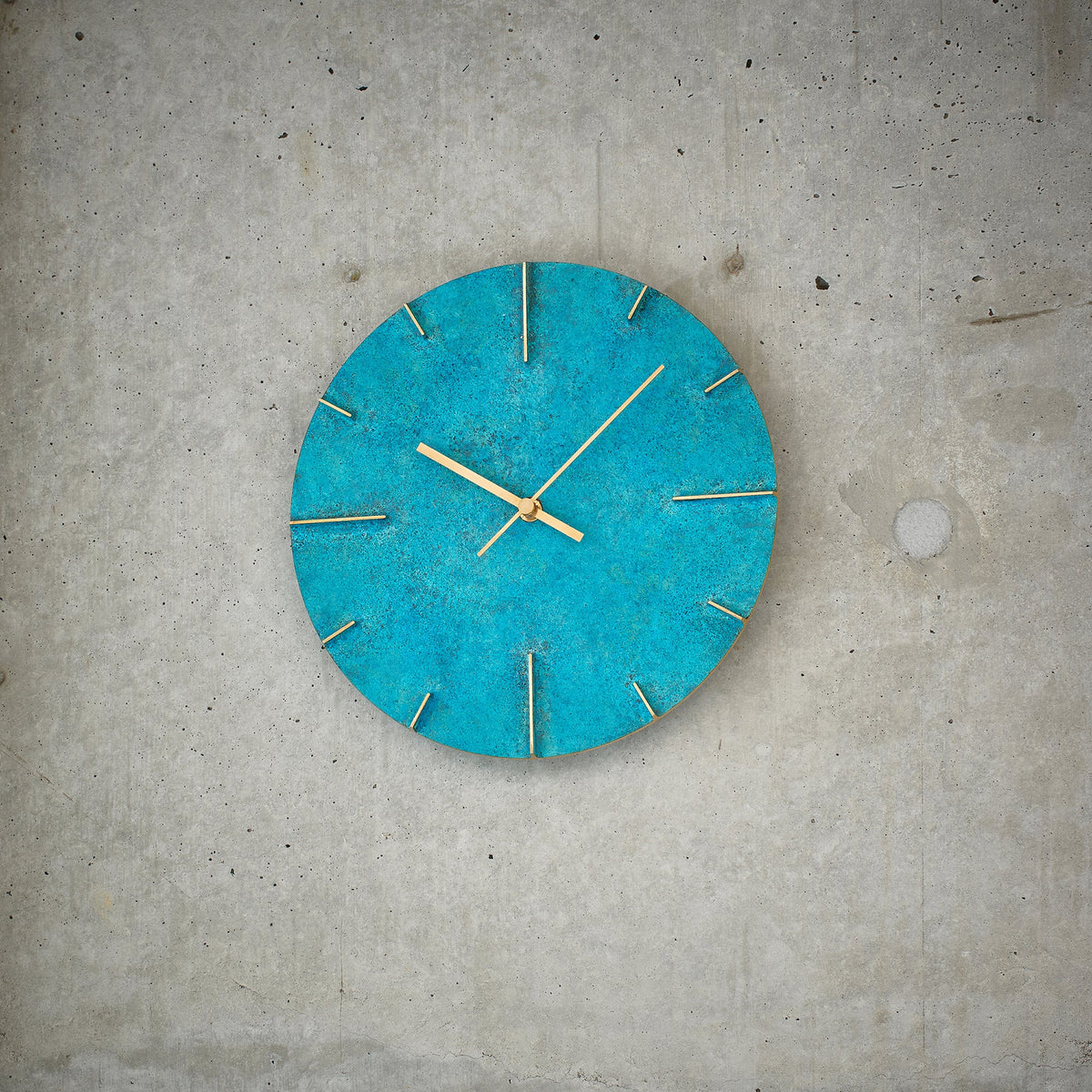 Lemnos Quaint Cast Brass Clock